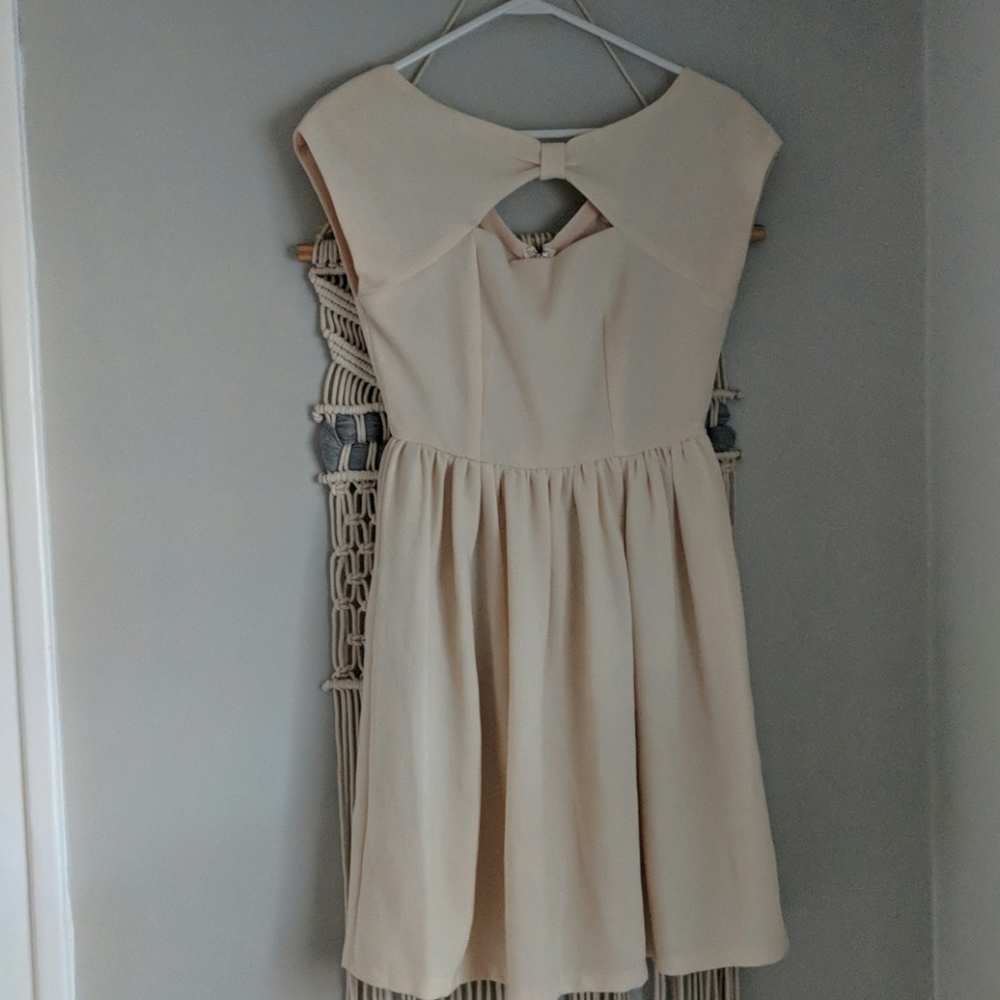 Cream dress